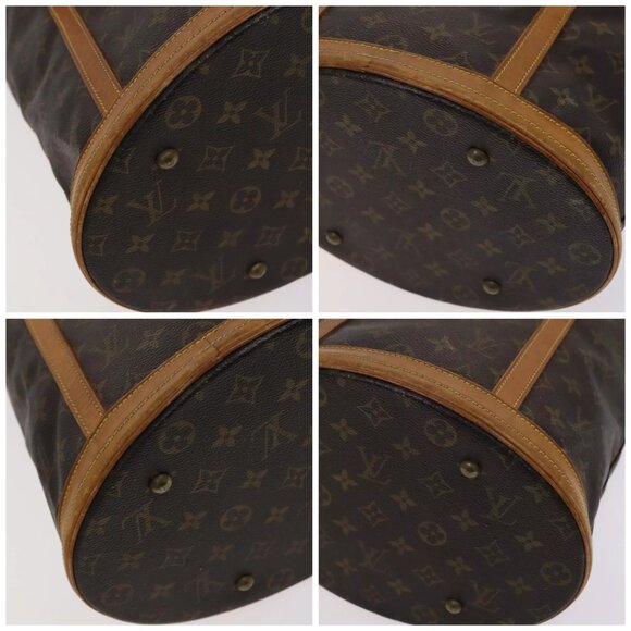 LOUIS VUITTON Monogram Bucket GM Shoulder Bag M42236 LV Auth 114773 - Picture 14 of 16